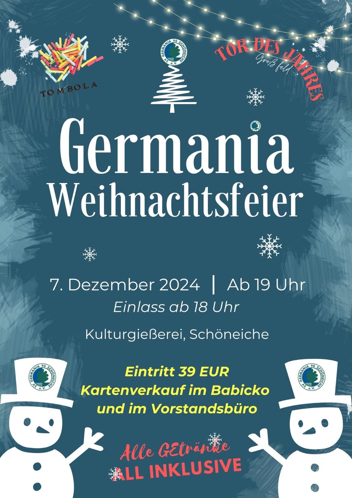 Germania Weihnachtsfeier 2024